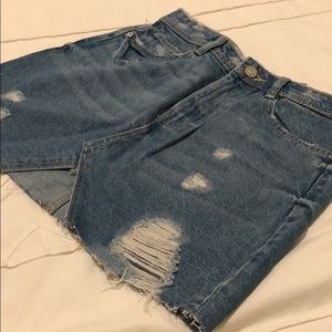 Zara Denim Mini-Skirt